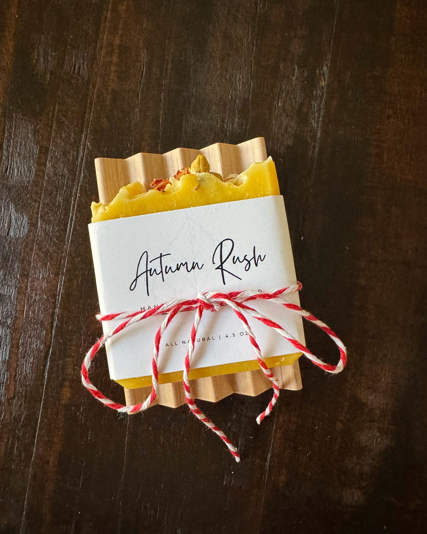 Autumn Rush Birch and Bridle Soap Bar
