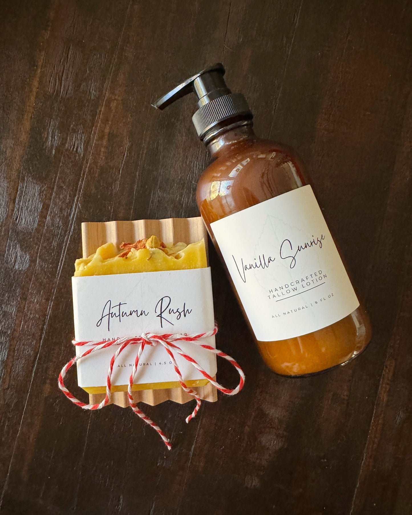 Cozy Orange Bundle Birch and Bridle Soap Bar