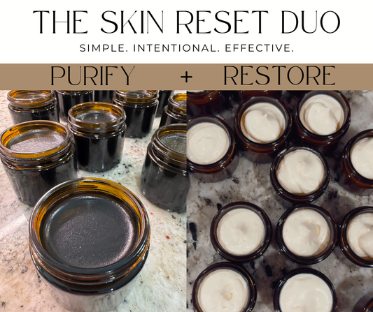 The Skin Reset Duo Birch and Bridle Soap Bar