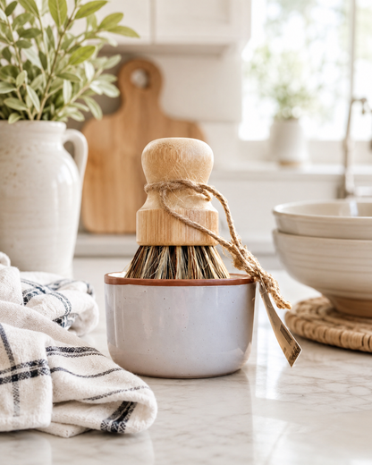 Solid Dish Soap Set Birch and Bridle Soap Bar