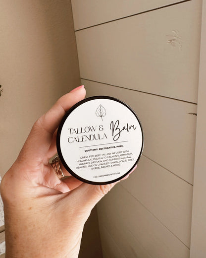 Tallow & Calendula Balm Birch and Bridle Soap Bar