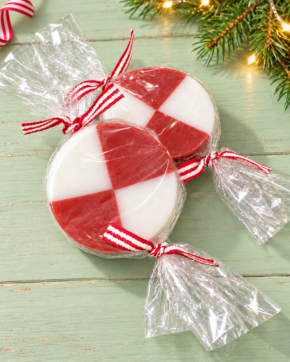 Candy Cane Cheer Birch and Bridle Soap Bar