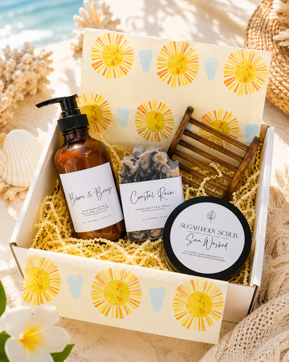 Coastal Escape Gift Bundle Birch and Bridle Soap Bar