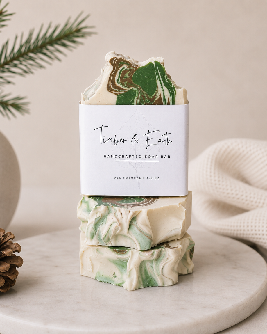 Timber & Earth Birch and Bridle Soap Bar