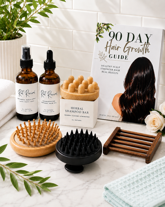 90-Day Hair Revival Kit Birch and Bridle Soap Bar