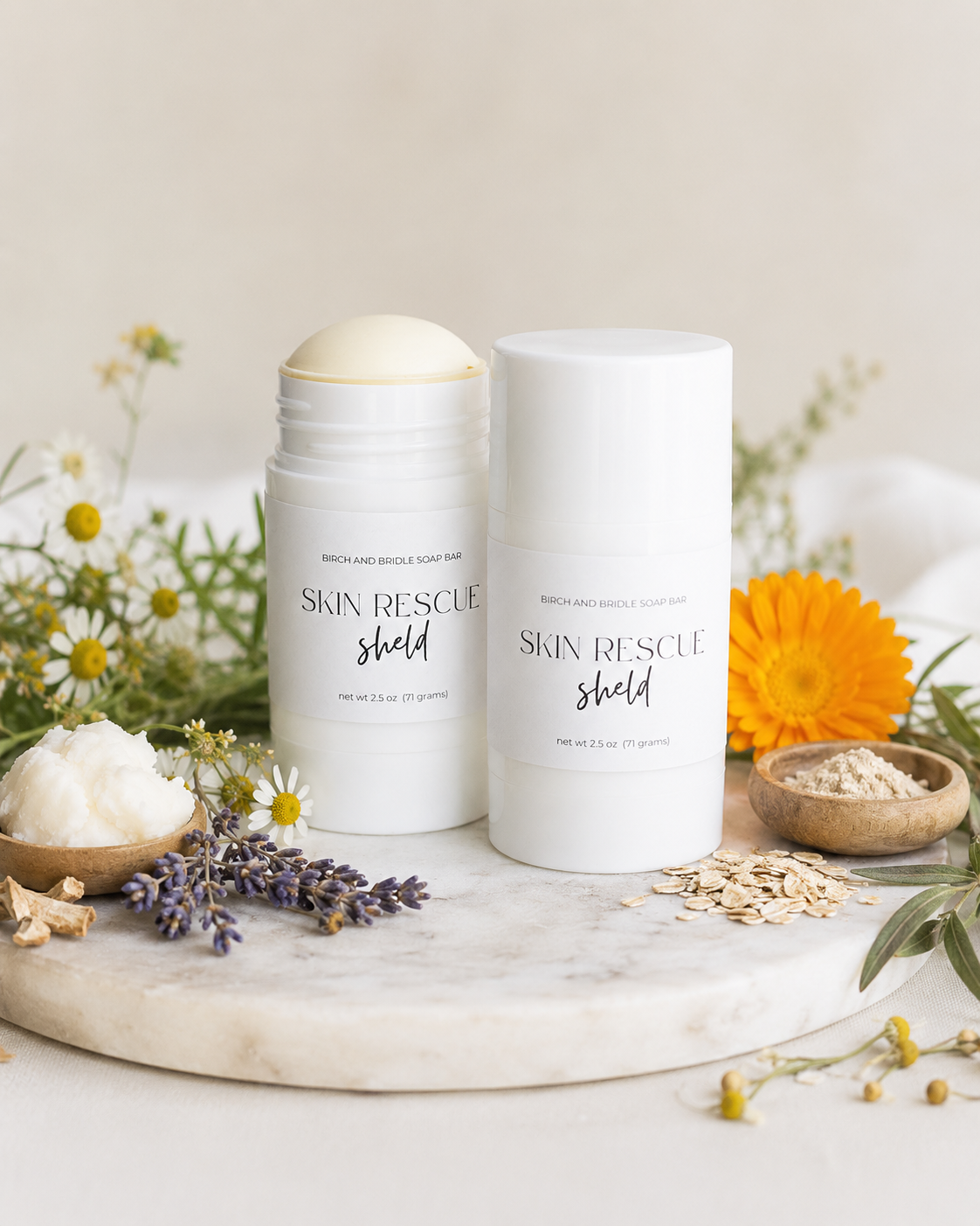 Skin Rescue Shield Birch and Bridle Soap Bar