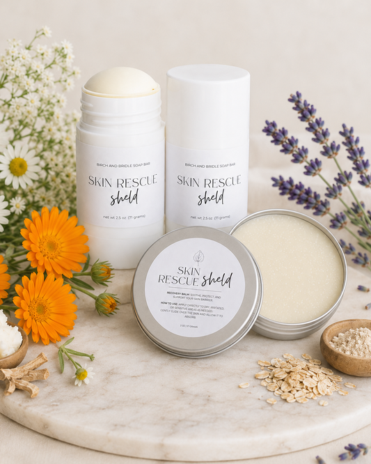 Skin Rescue Shield Birch and Bridle Soap Bar