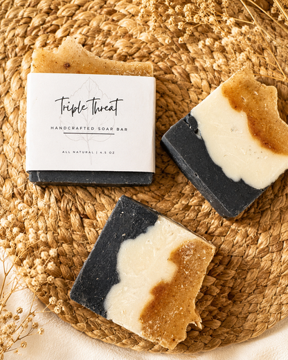 Triple Threat Birch and Bridle Soap Bar