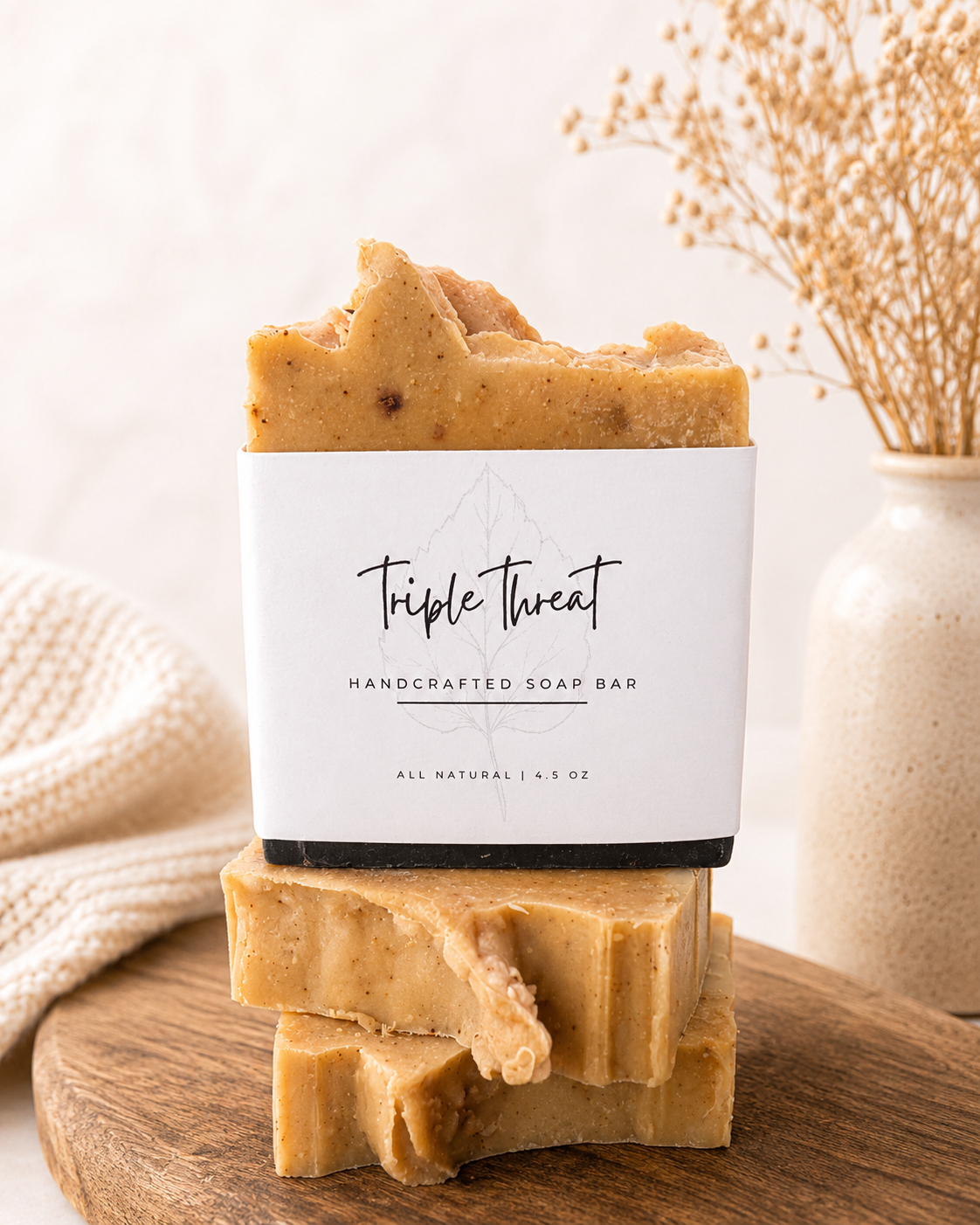 Triple Threat Birch and Bridle Soap Bar