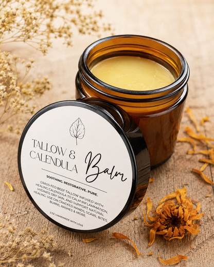 Tallow & Calendula Balm Birch and Bridle Soap Bar