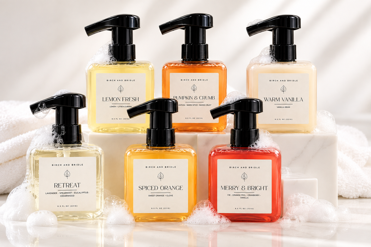 Foaming Hand Soap Birch and Bridle Soap Bar