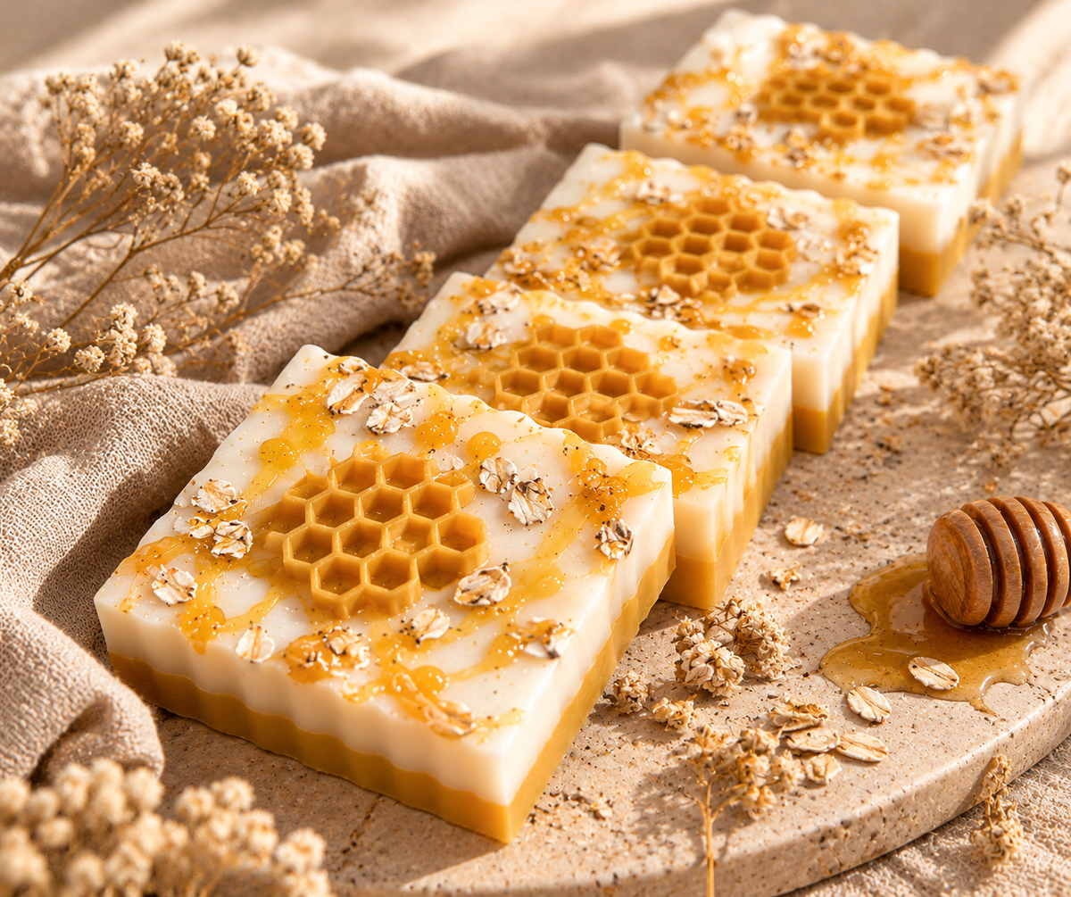 Golden Hive Birch and Bridle Soap Bar