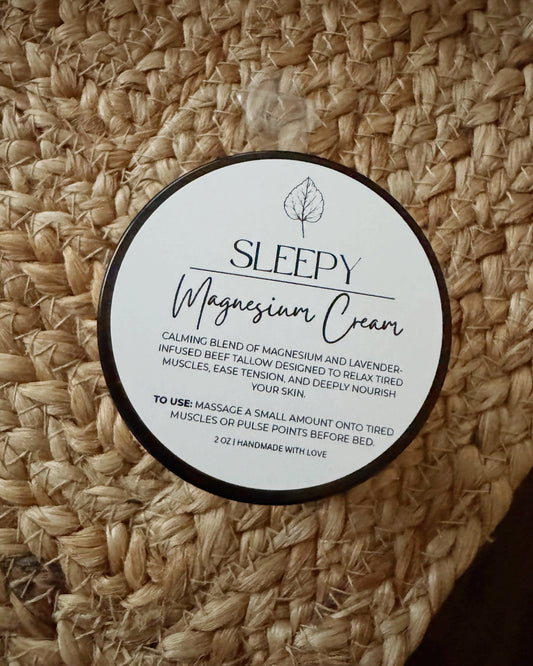 Sleepy Magnesium Cream with Tallow