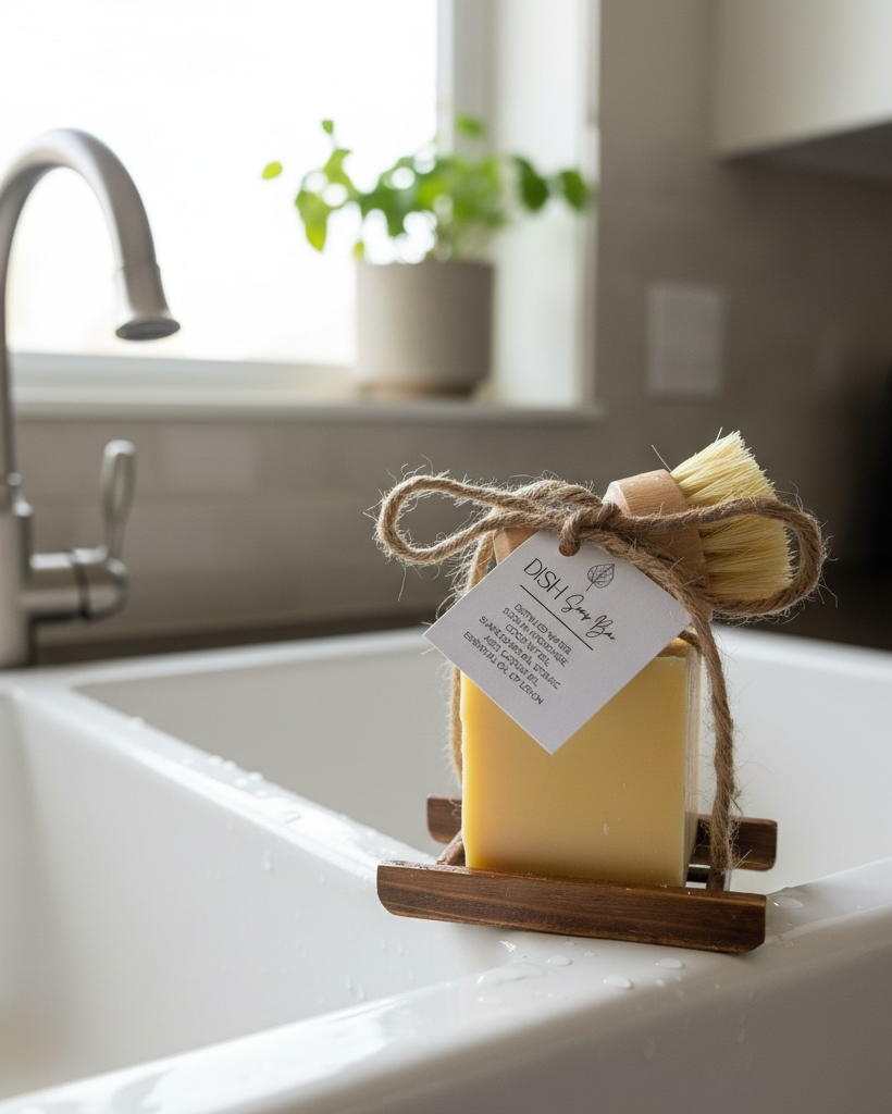Dish Soap Bar Birch and Bridle Soap Bar