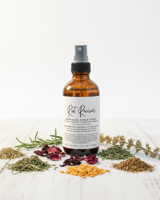 Root Revival Botanical Scalp Spray Birch and Bridle Soap Bar